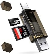 SD Card Reader, QimKero Dual Connector USB 2.0/USB-C Memory CardReader Adapter, [Card not Include...