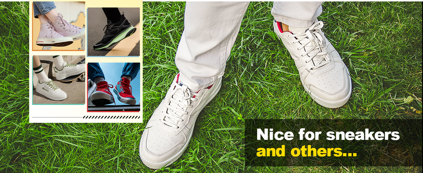 white shoelaces