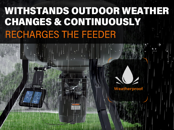  6V solar panel charger for deer feeder game feeder solar panel for hunting outdoor efficient