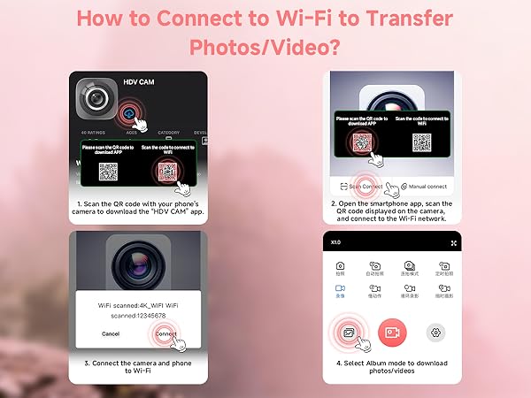 WIFI CONNECTION,4k point and shoot digital camera,travel camera 4k digital camera,compact camera