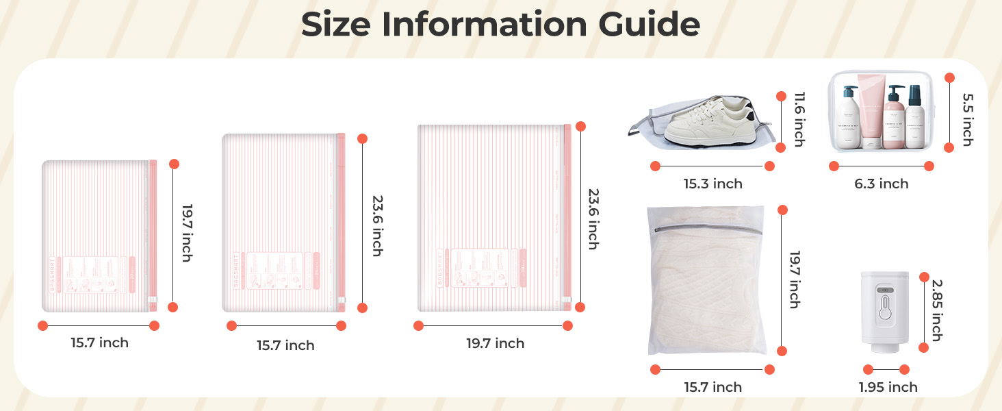 travel vacuum bags