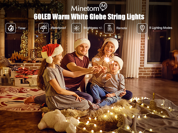 Globe String Lights Battery Operated