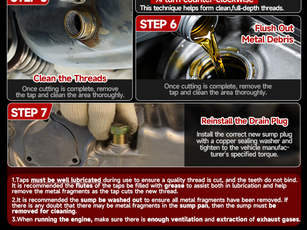 oil pan drain plug repair kit