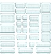 WOWBOX 25 PCS Plastic Drawer Organizer Set, 4 Sizes Desk Drawer Divider Organizers and Storage Bi...