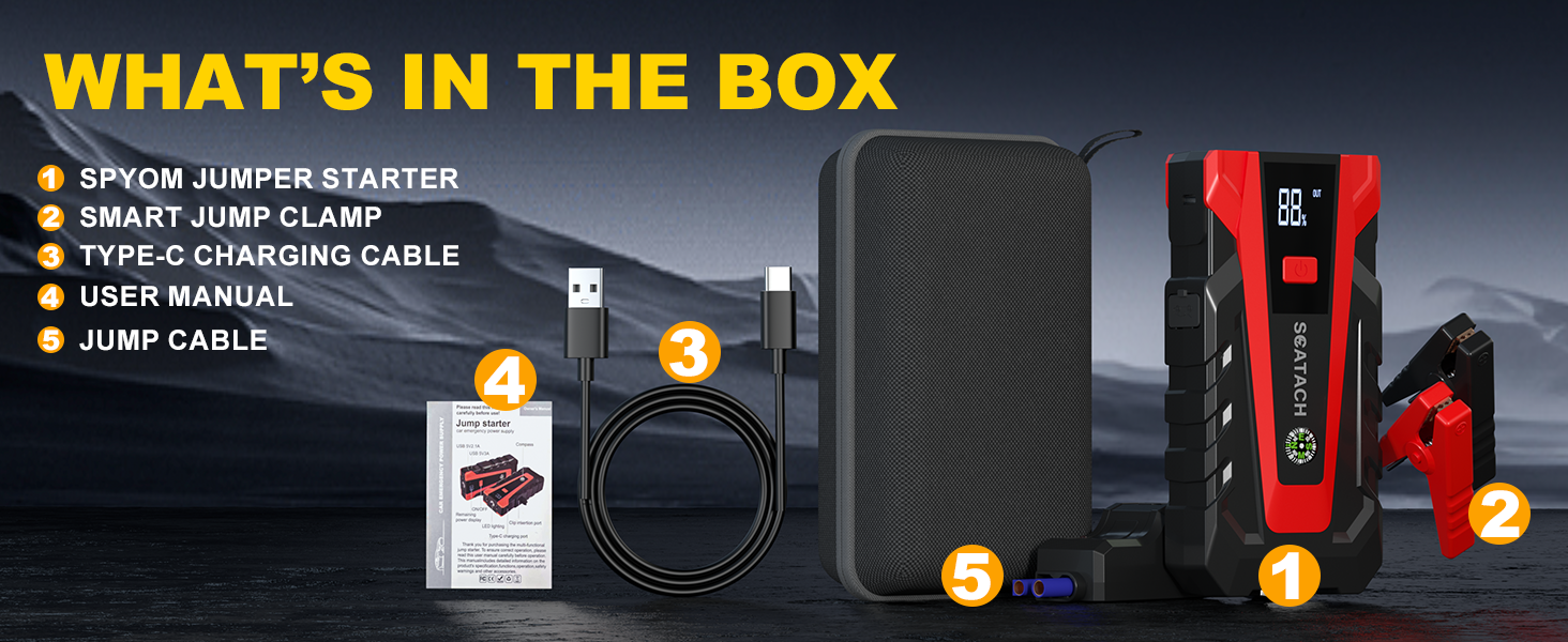 battery jumper starter portable