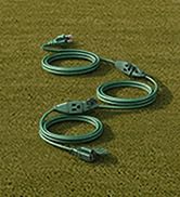 DEWENWILS 25Ft Outdoor Extension Cord, Evenly Spaced 3 Outlets Plugs with Safety Cover, 16/3 SJTW...