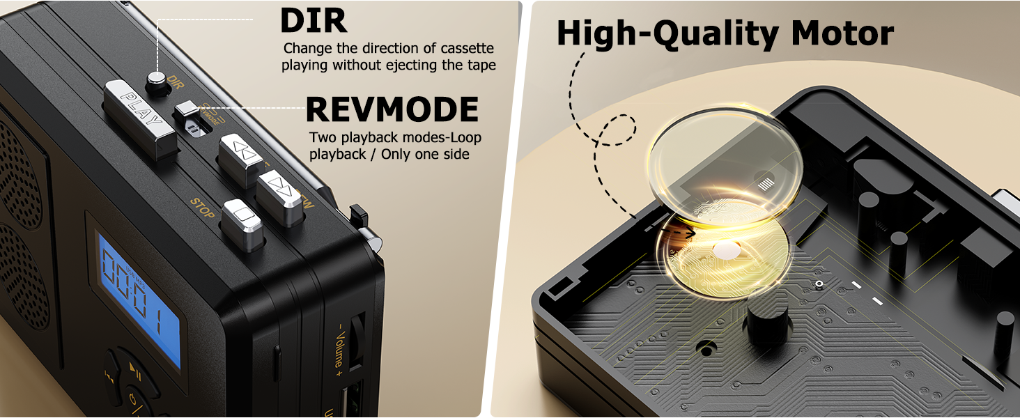 cassette tape player