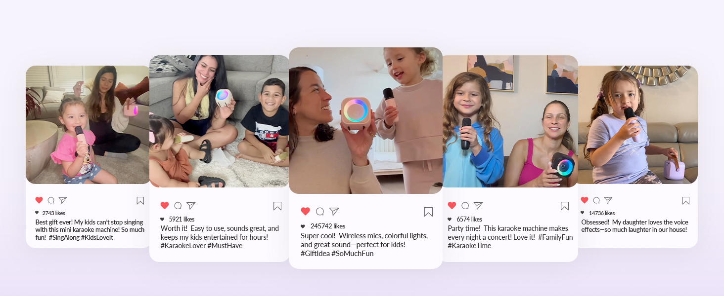 Singing Mini Karaoke Machine for Kids