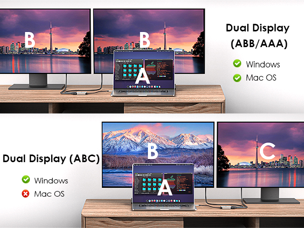 Dual 4K@60hz HDMI Adapter