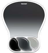 TECKNET Gel Mouse Pad with Wrist Rest, Ergonomic Office Mousepad with Wrist Support - Non-Slip & ...