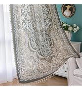 Erbnaryx Popular Handicrafts Printed Curtains for Living Room 84 Inches Long Indian Hippie Bohemi...