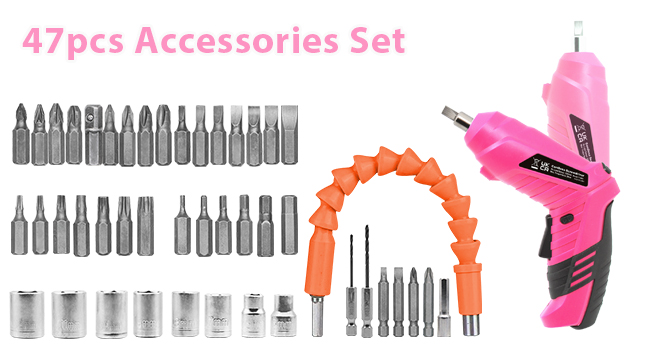 Cordless Screwdriver Rechargeable Electric Screwdriver Rechargeable Screw Gun Power Screwdriver