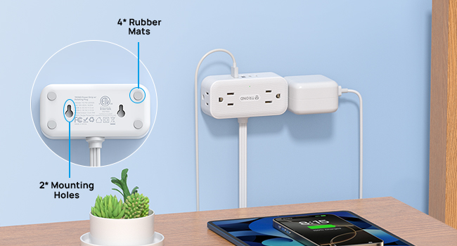 Power Strip Wall mount