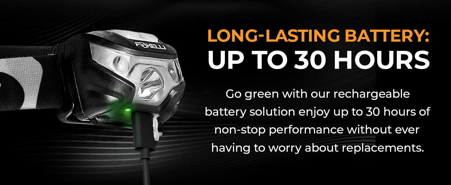 Long-Lasting Battery: Up to 30 Hours
