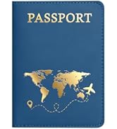 Passport Holder for Travel Essentials, Passport Wallet Cover for Women Men | Passport Wallet Cove...