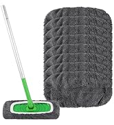 HOMEXCEL Reusable Microfiber Mop Pads Compatible with Swiffer Sweeper-8 Pack Washable Wet Pad Ref...