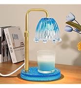 Candle Warmer Lamp with Timer - Electric Wax Melt Warmer with Adjustable Height and Dimmer for Sc...