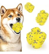 Spike Ball Dog Toy, 10cm Tough ETPU Dog Balls for Aggressive Chewers, Pets Tennis Balls for Dogs,...