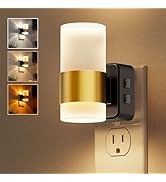 L LOHAS LED Night Lights Plug into Wall,Acrylic Plug in Night Light with Dusk to Dawn Sensor,3CCT...