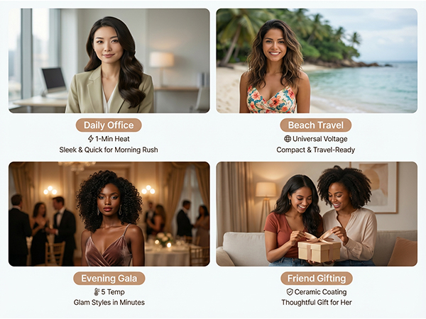 1 inch curling iron long barrel