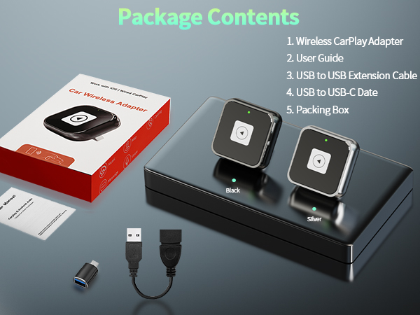 Wireless CarPlay &amp; Android Auto Adapter