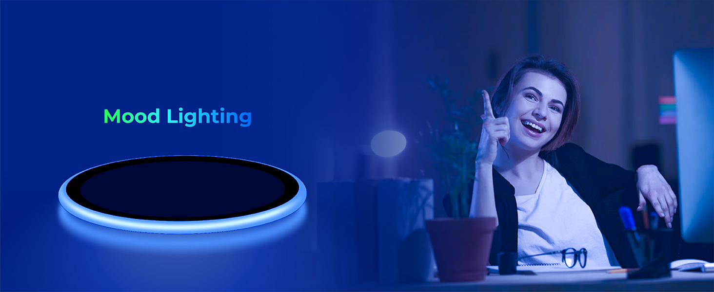 round white modern stylish soft warm natural cool daylight 13 13 inch 24W 24 w watt 2400LM