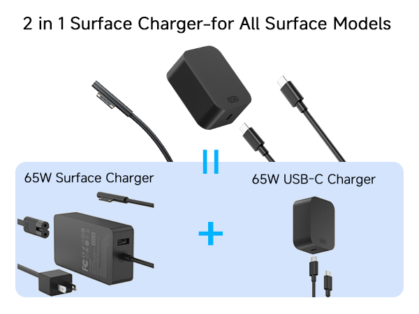 2 in 1 Surface Charger-for All Surface Models