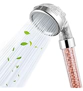 Nuodan Filtered Handheld Shower Head - High Pressure 3 Spray Setting Showerhead Filter For Hard W...