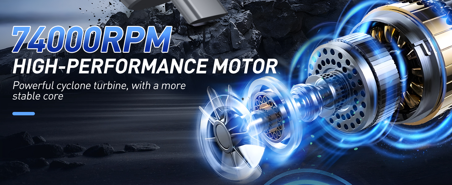74000RPM HIGH-PERFORMANCE MOTOR