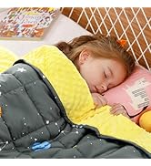 Uttermara Weighted Blanket 3 lbs, Ultra Cozy Minky Weighted Blankets with Cartoon Patterns, Heavy...