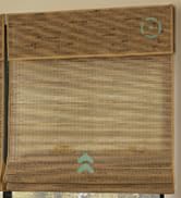 Yoolax Motorized Bamboo Roman Shades with Remote, Smart Roman Shades for Indoor Windows, Automati...
