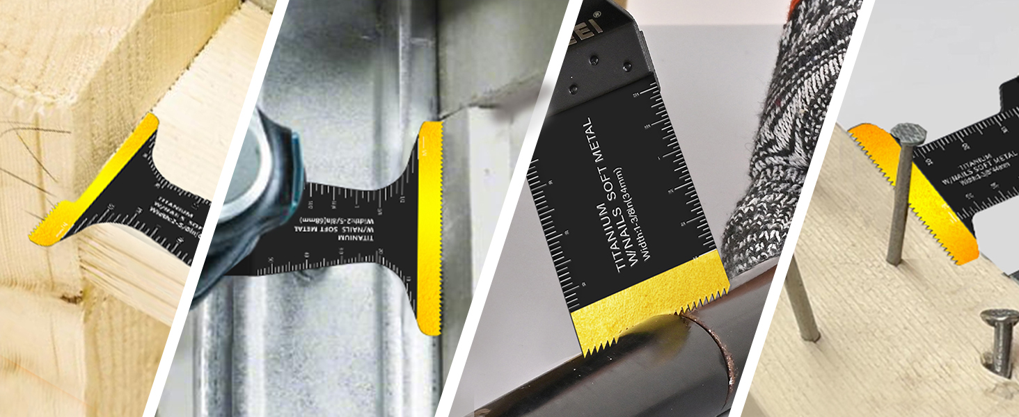 multi tool blades kits wood and metal