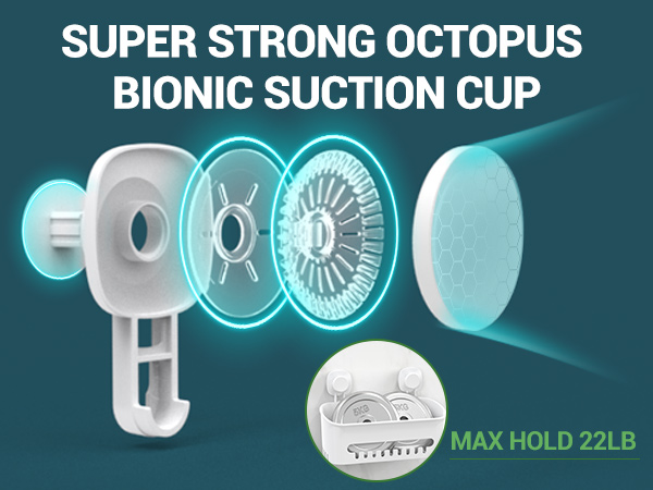 suction cup shower caddy