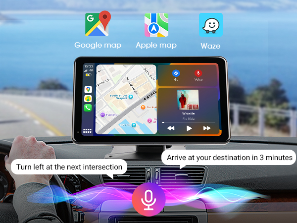 7 inch portable car radio