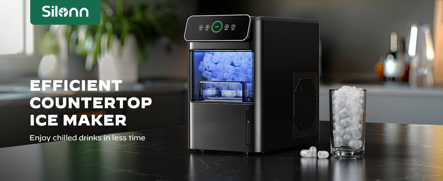 Silonn Portable Countertop Ice Maker