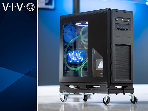 pc cart frame with with large pc