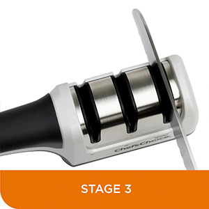 Chef&amp;#39;sChoice 4643009 3 Stage Manual Knife Sharpener