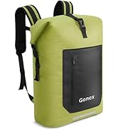 Gonex Ultralight Waterproof TPU Backpack, 55L Roll Top Dry Bag with Comfortable Padded Back Panel...