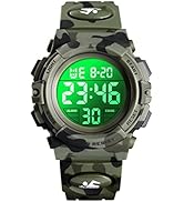 Dayllon Kids Digital Watch Outdoor Sports 50M Waterproof Electronic Watches Alarm Clock 12/24 H S...