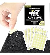 Focusound 300 Pack Yellow Point Double-Sided Adhesive Dots for Acoustic Soundproofing Foam Panels