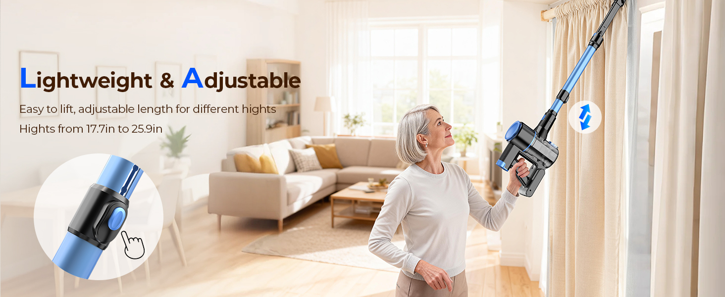 lightweight stick vacuum cleaner
