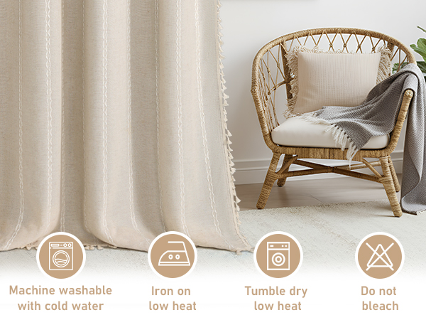 boho Blackout Curtains