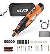 VEVOR 73-Piece Cordless Rotary Tool Kit, DC4V Portable Mini Power Rotary Tool, 5-Level Speed 7000...