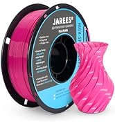 JAREES PLA Plus(PLA+) Filament 1.75mm, Higher Toughness Magenta Pink 3D Printer Filament PLA, Hig...