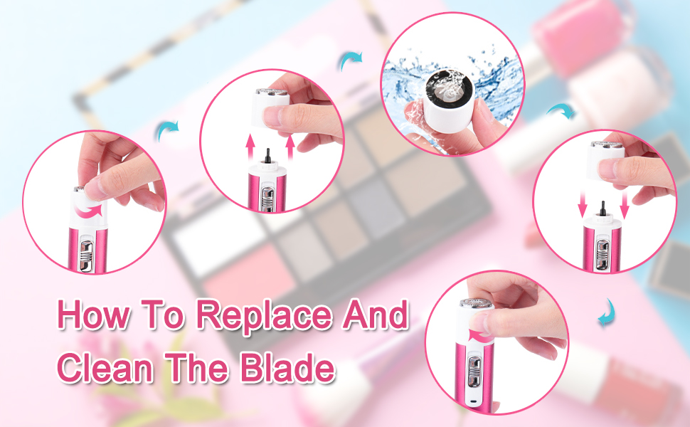 how to replace and clean the blade