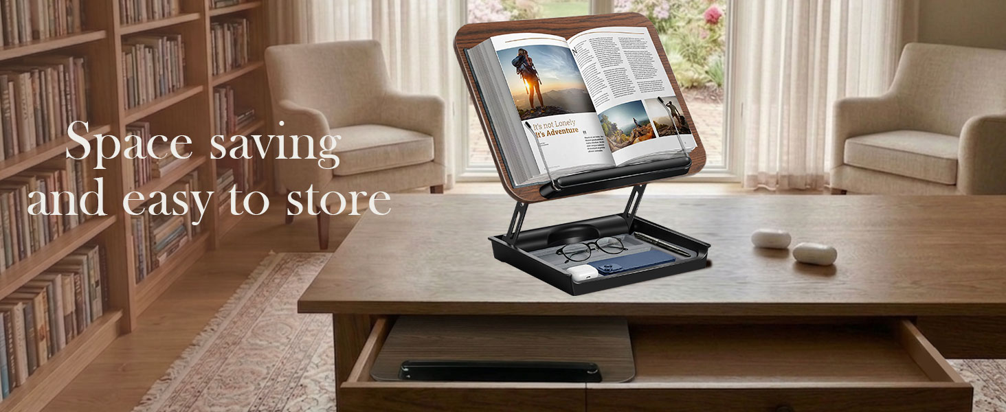 Built-in Storage Tray