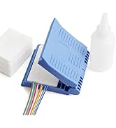 WSOLDMA Fiber Optic Wiping Clip, Dust-Free Optic Cleaning Tool, Include 30 PCS Cleaning Pads for ...