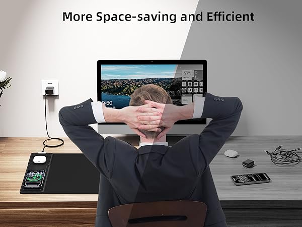 wireless charging mouse mat