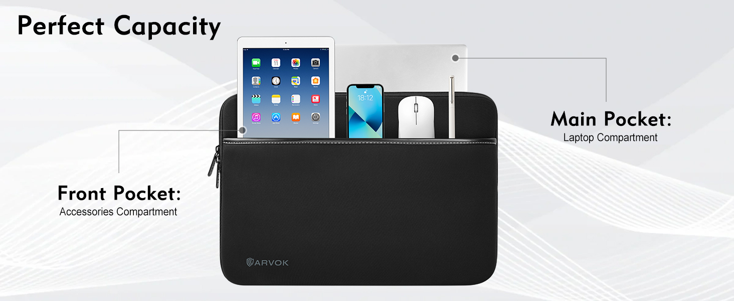 Large pocket macbook neo sleeve