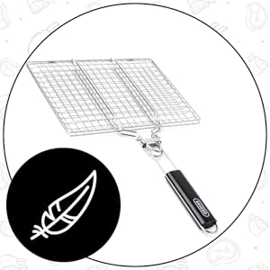 Grill Basket set Barbecue BBQ Grilling Stainless Steel Portable Outdoor Camping Gift Accessories
